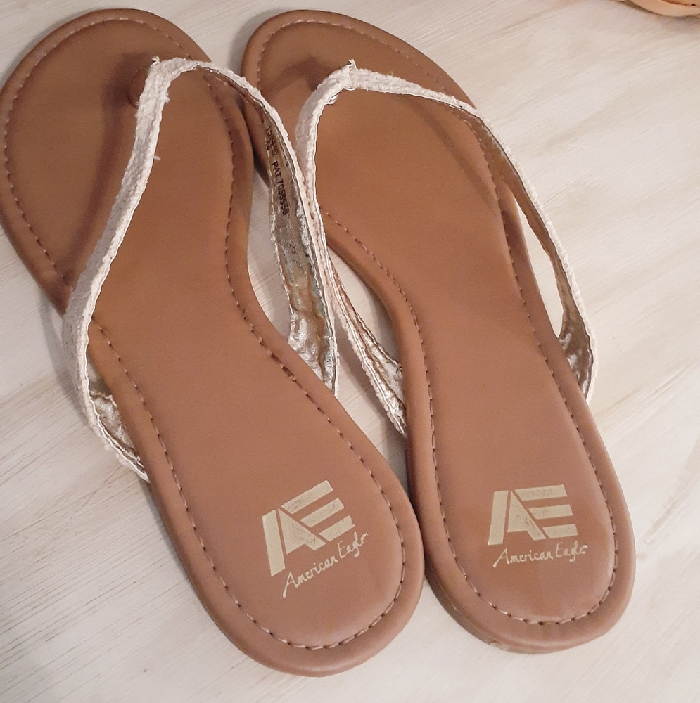 2 for $10 American Eagle, sandal, new, sz.10, lace - Picture 5 of 9